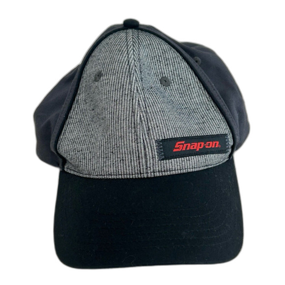 K-Products Cap Hat Unisex Snapback Black Gray Headwear Snap-On Tools - Picture 1 of 8